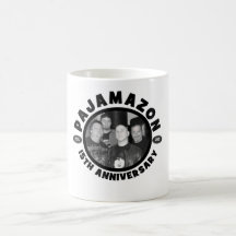 décimo quinto aniversario del pajamazon tazas de café