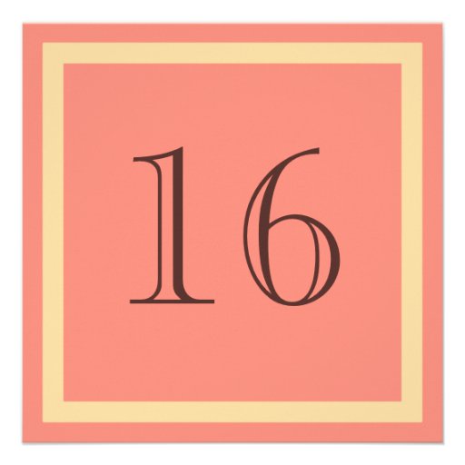 décimosexto Invitación de la fiesta de cumpleaños 