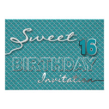 Décimosexto INVITACIÓN del CUMPLEAÑOS del DULCE - 