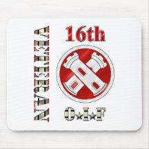 décimosexto Veterano de la brigada OIF del ingenie Alfombrillas De Raton