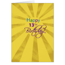 décimotercero chica del cumpleaños 3823 felicitacion 