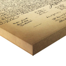Declaración de Independencia del vintage Lona Envuelta Para Galerias