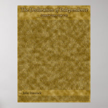 Declaración de Independencia Posters