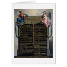 Declaración de las derechas del hombre y del ciuda tarjetón