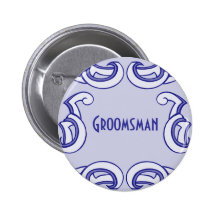 Deco azul "padrino de boda " pins