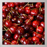 Decoración de la pared de la foto de la cereza en  posters