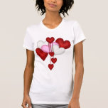 Decoración del corazón camisetas