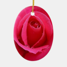 Decoraciones color de rosa románticas del ornament ornamento de reyes magos
