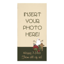 Decoraciones del navidad tarjetas fotograficas personalizadas