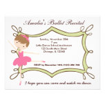 Decreto del ballet invitacion personal 