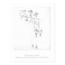 Dedicado a Gaudi, B.Ryczko, G. I., Lodz 2010. Postal