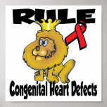 Defectos congénitos del corazón de la regla posters
