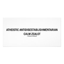 Defensor tranquilo ateo de Antidisestablishmentari Tarjetas Fotográficas