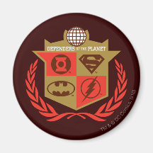Defensores de la liga de justicia del planeta imanes  
