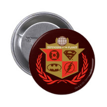 Defensores de la liga de justicia del planeta pins