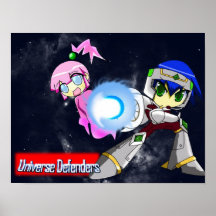 Defensores del universo impresiones