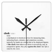Definición de diccionario del reloj relojes