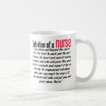 Definición de una enfermera taza