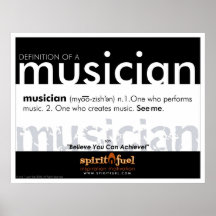 Definición del poster - músico