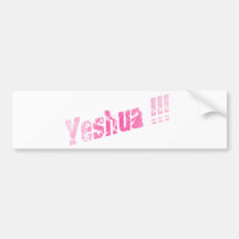 Dégradé subió Effet de Yeshua Etiqueta De Parachoque