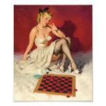 Deja el juego un juego - chica modelo retro foto