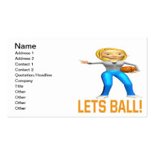 Deja la bola tarjeta personal