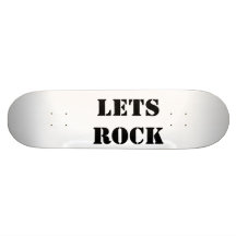 Deja la roca patineta personalizada