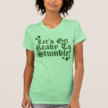 Deja para conseguir listo para tropezar camiseta
