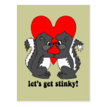 deja para conseguir stinky tarjeta postal