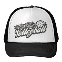 Deja voleibol del juego gorras