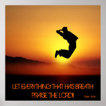 DEJADO TODO QUE TIENE RESPIRACIÓN… Poster religios