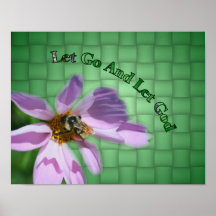 Dejado vaya deje la abeja de dios en el poster ins