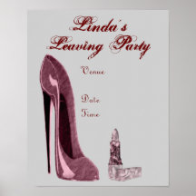 Dejar el poster del fiesta