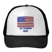 deje la copia del anillo de la libertad gorras de camionero
