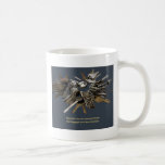 Deje su equipaje detrás tazas de café