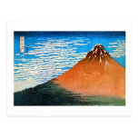 ） del 赤富士 del （del 凱風快晴, 北斎 el monte Fuji rojo, Ho Tarjetas Postales