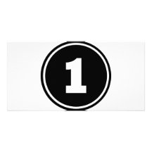 ## del ## 1 tarjetas fotográficas personalizadas