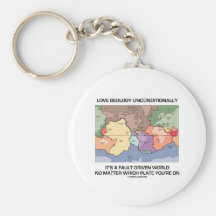 Del amor de la geología mundo conducido falta inco llaveros personalizados