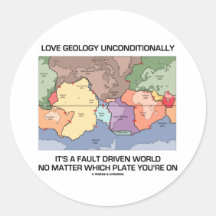 Del amor de la geología mundo conducido falta inco etiquetas redondas