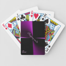 Del as tarjetas que juegan del lustre semi cartas de juego