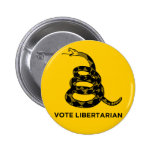 Del "botón libertario del voto" de Gadsden Pins