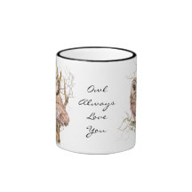 Del búho búho lindo del bebé del amor You', siempr Taza