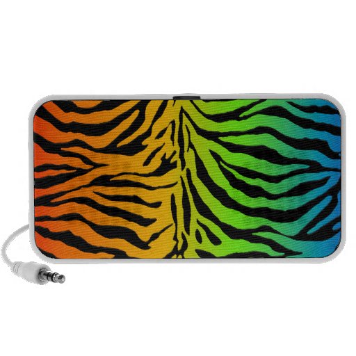 ♥♥♥♥ del estampado de zebra de PixDezines iPhone Altavoz