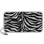 ♥♥♥♥ del estampado de zebra de PixDezines Laptop Altavoz