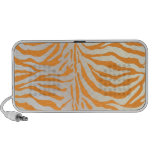 ♥♥♥♥ del estampado de zebra de PixDezines Brown iPod Altavoz