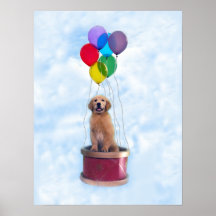 Del golden retriever impresión de los jóvenes para impresiones
