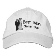 Del juego el mejor hombre encima - gorra de béisbol bordada