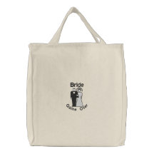 Del juego tote de la novia encima - bolsa
