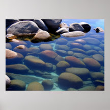 Del lago Tahoe todavía del invierno agua 2 Posters