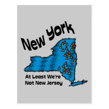 ~ del lema de Nueva York NY por lo menos no somos  Postales